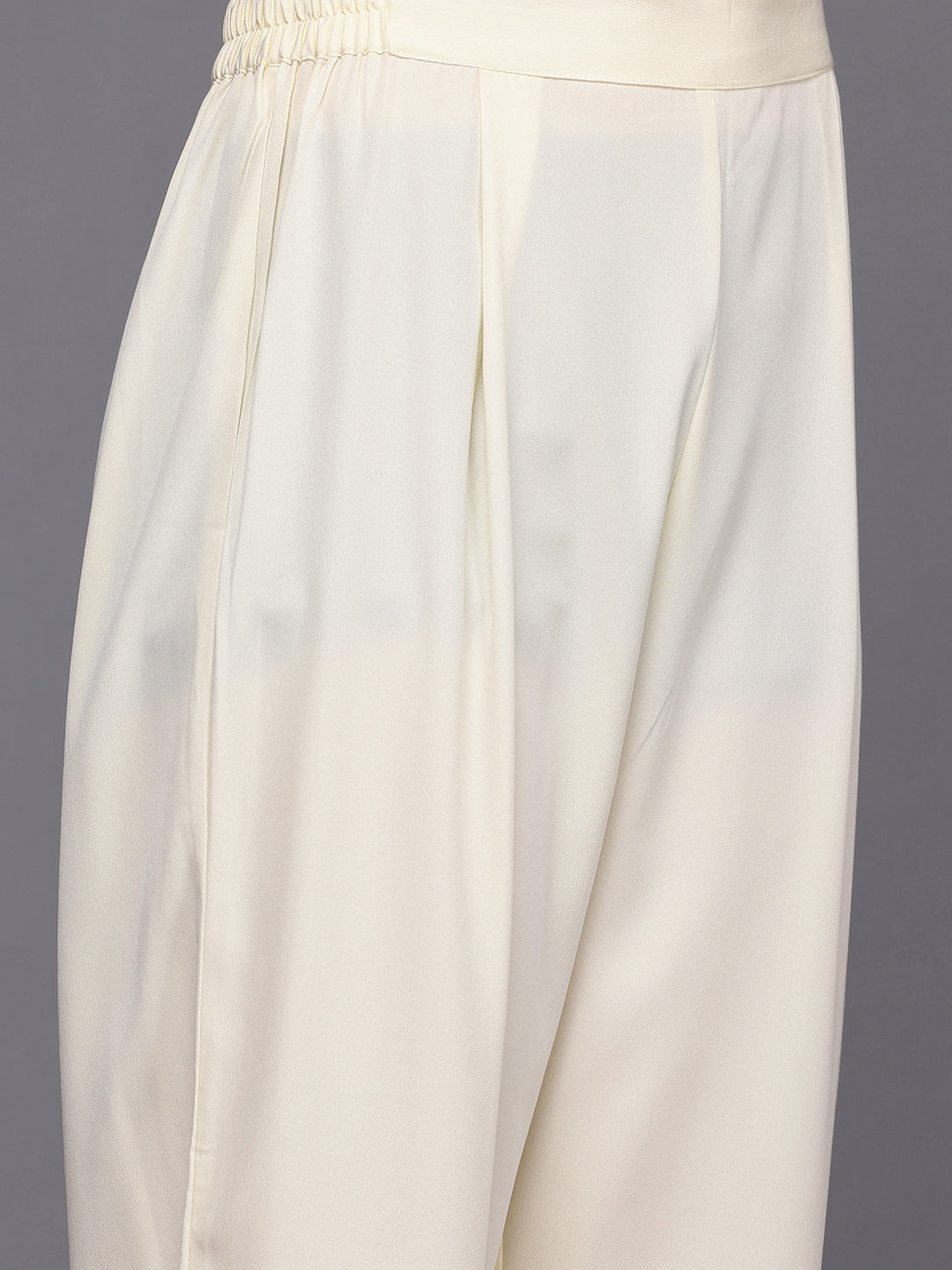 Panelled Gotta Patti Kurta with Trousers & Dupatta-AH