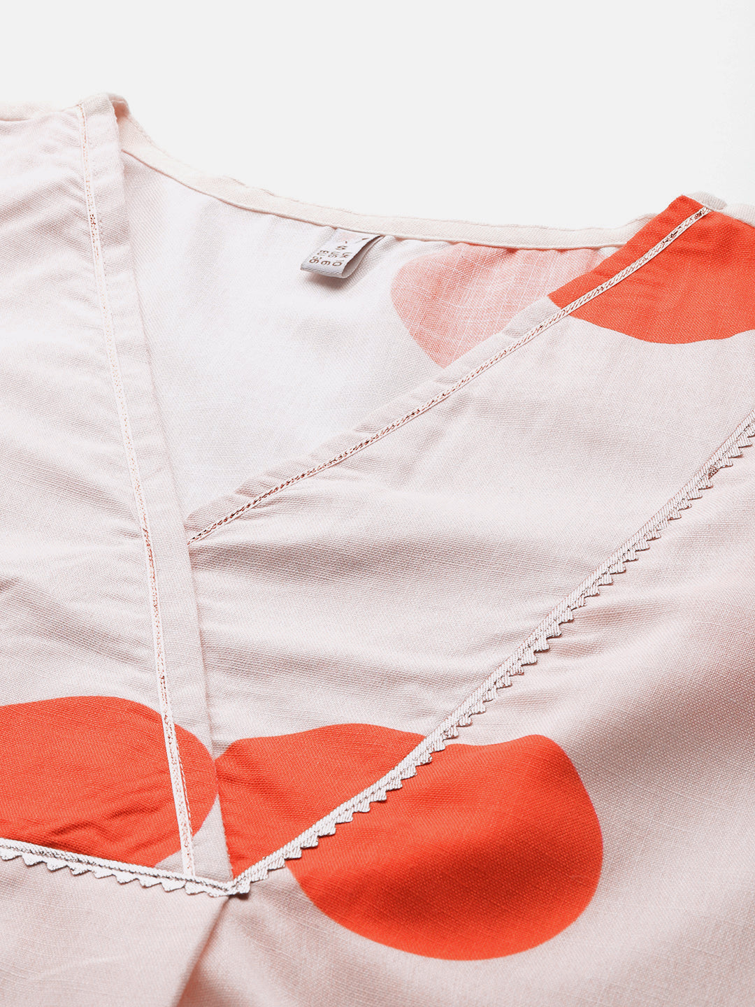 Printed Pleated Gotta Patti Kurta with Palazzos-AH