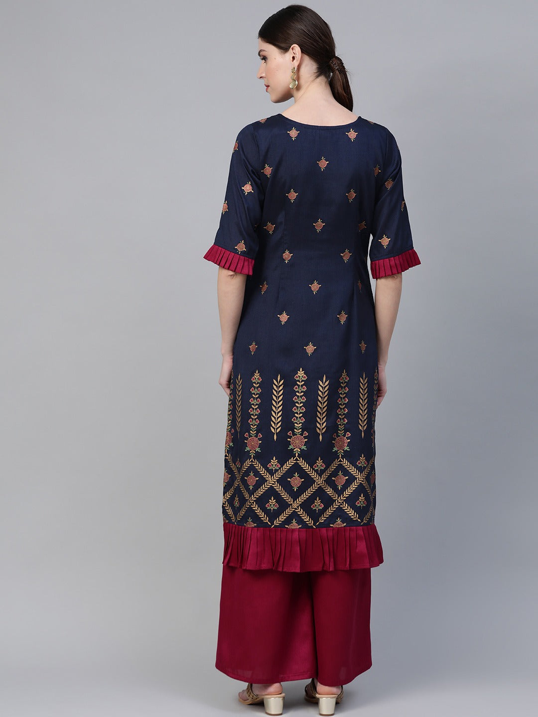 Printed Kurta with Palazzo