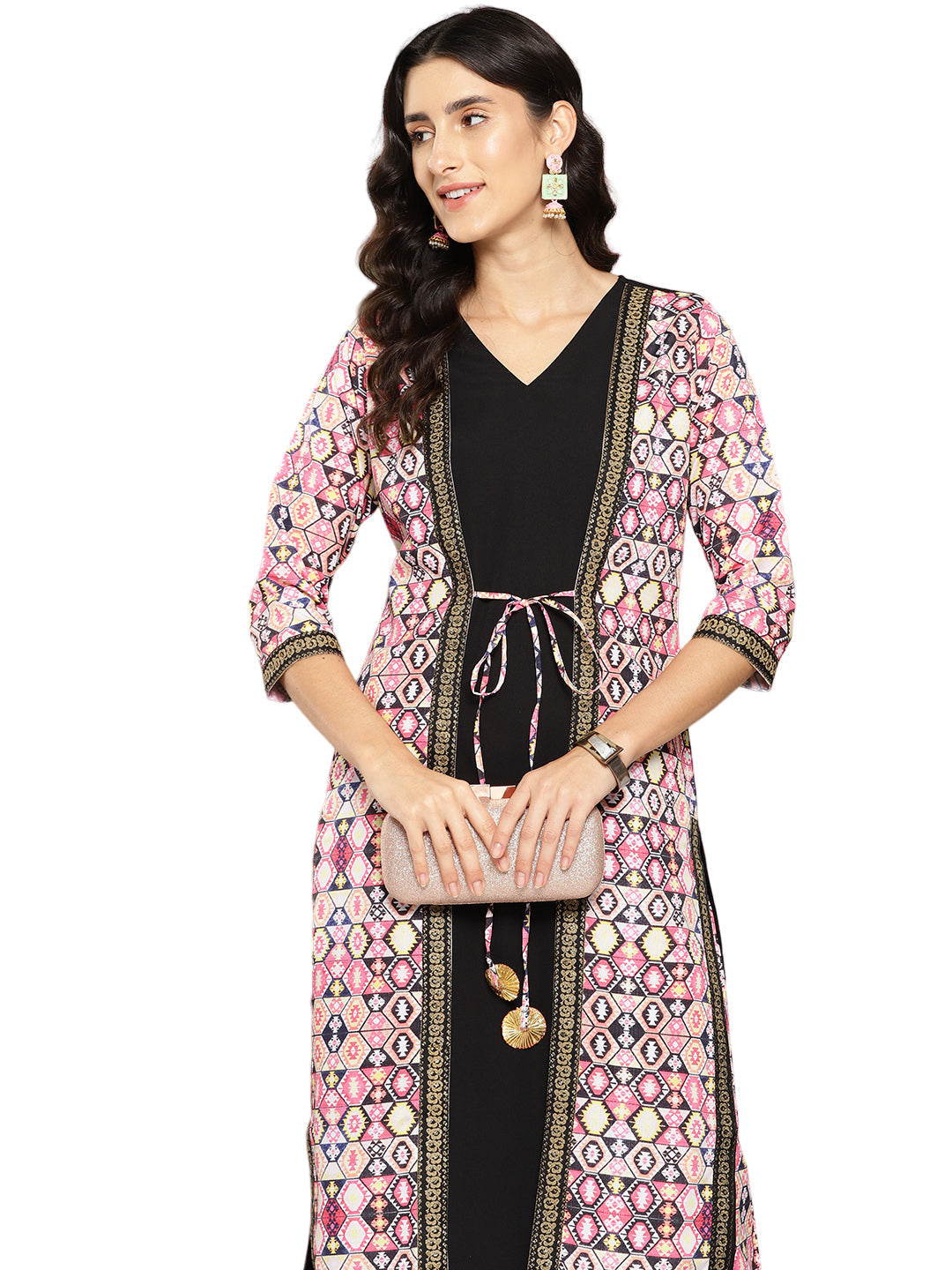 Ahalyaa Women Printed Regular Kurta with Palazzos