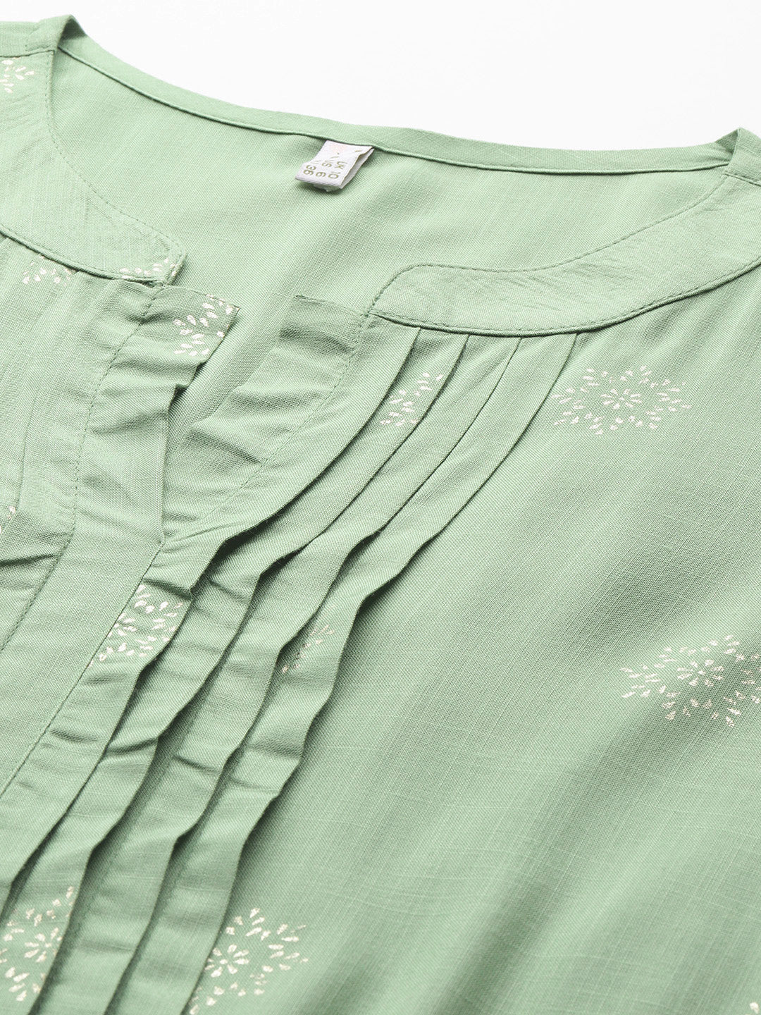 Geometric Printed Gotta Patti Kurta-AH