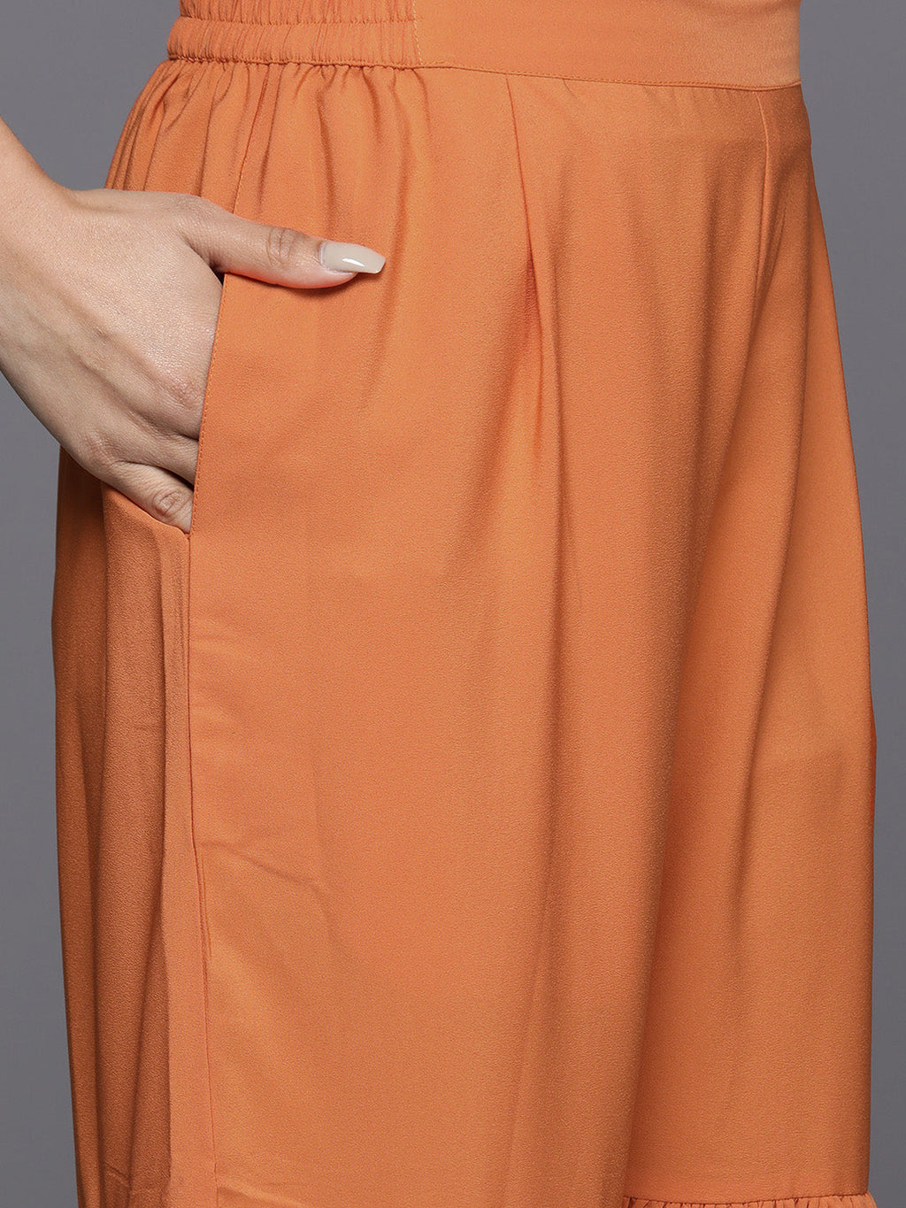 Womem's Printed Regular Gotta Patti Sharara set with Dupatta-AH