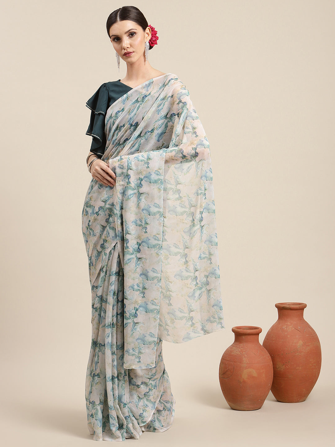 Abstract Saree