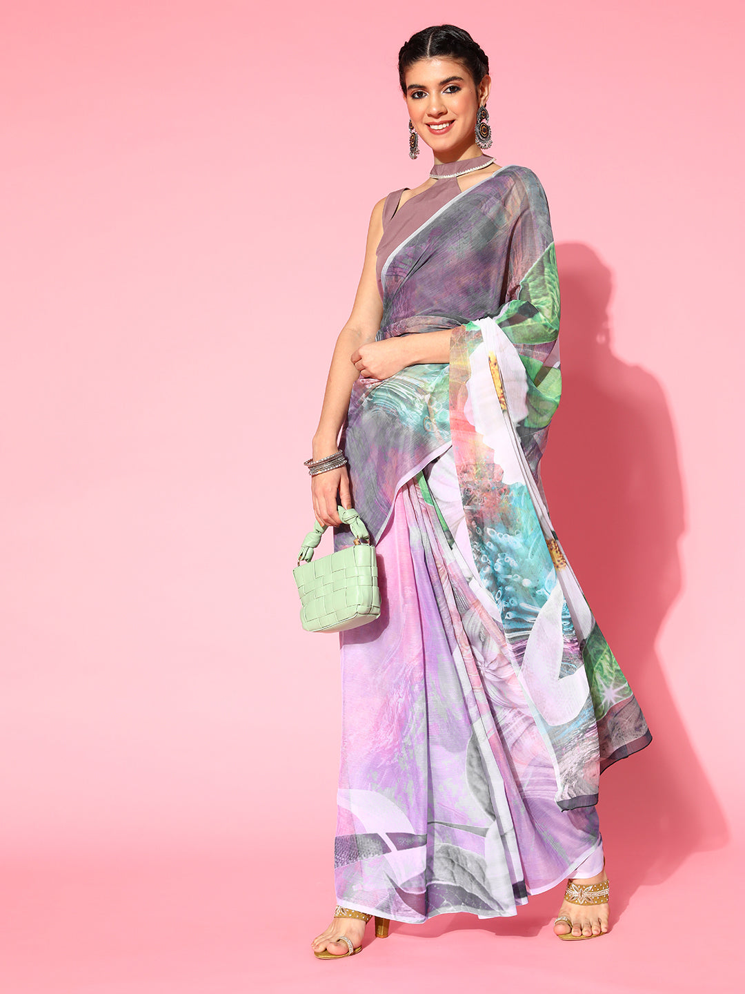 Abstract Saree