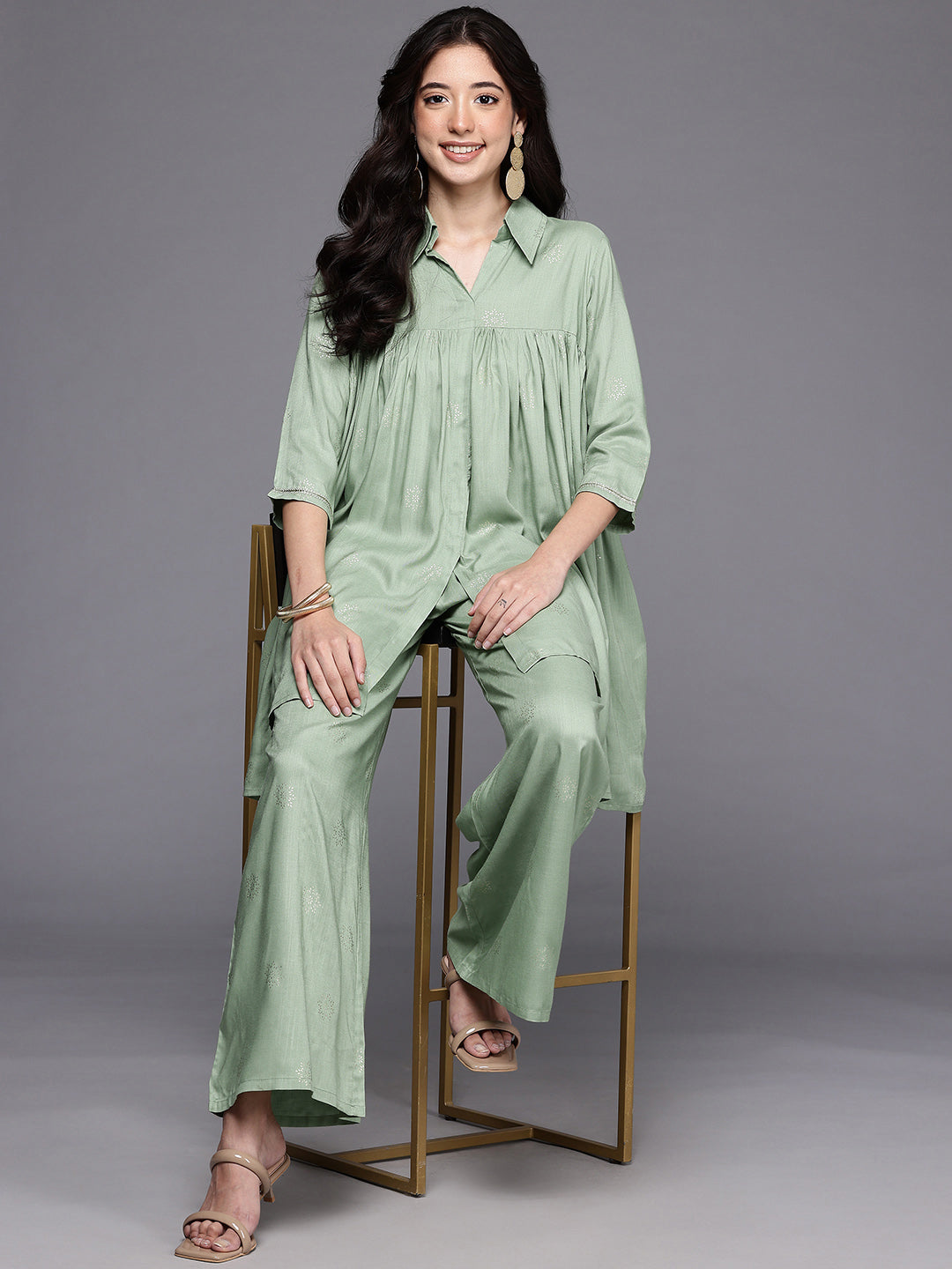 Ethnic Motifs Printed Co-Ords-AH