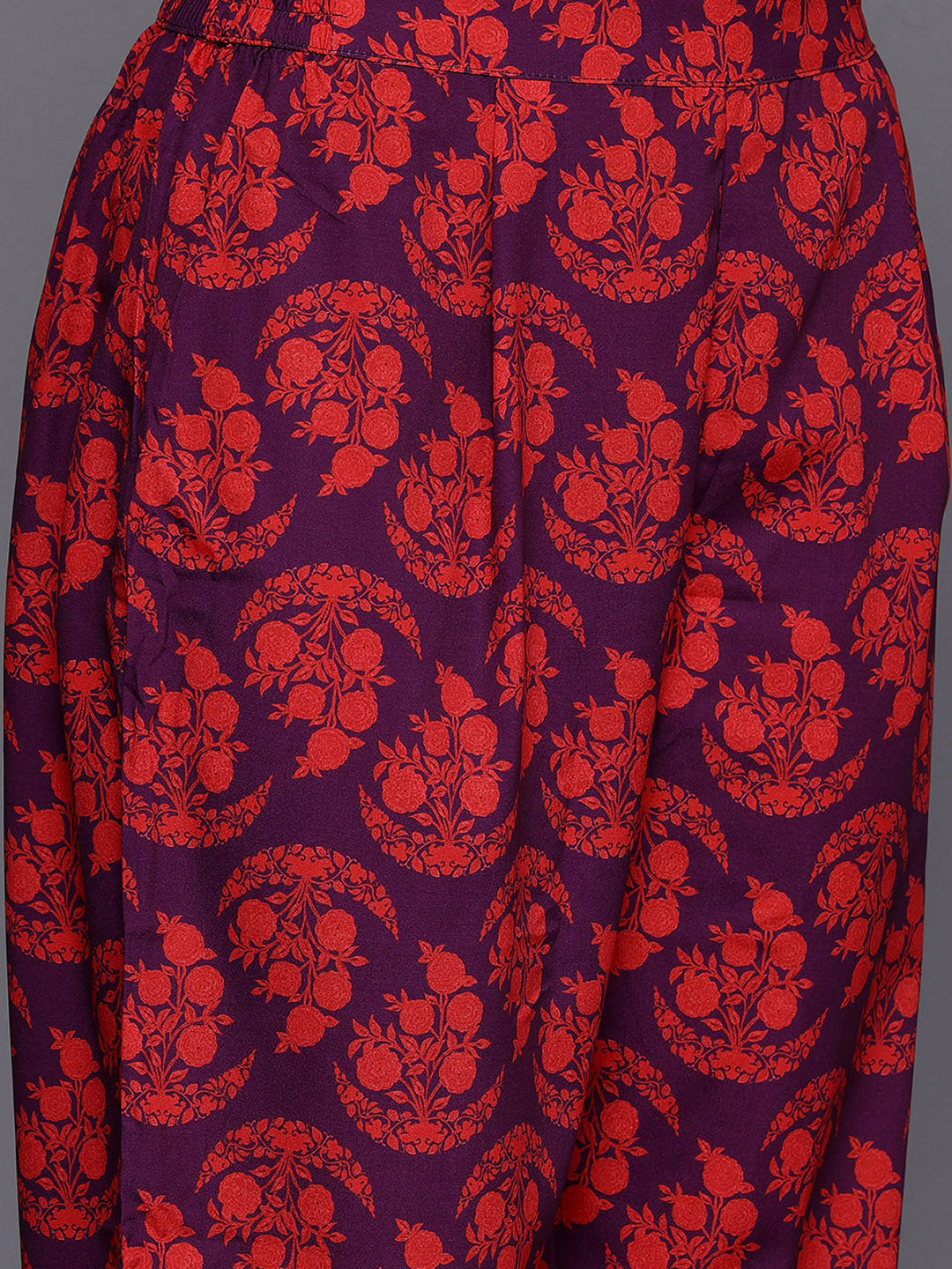 Women Floral Printed Regular Kurta with Trousers-AH