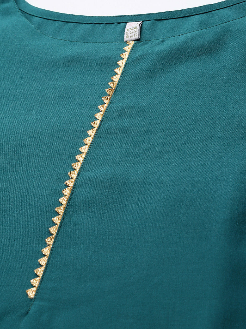 A PLUS BY AHALYAA Plus Size Gotta Patti Kurta with Trousers & With Dupatta-AH