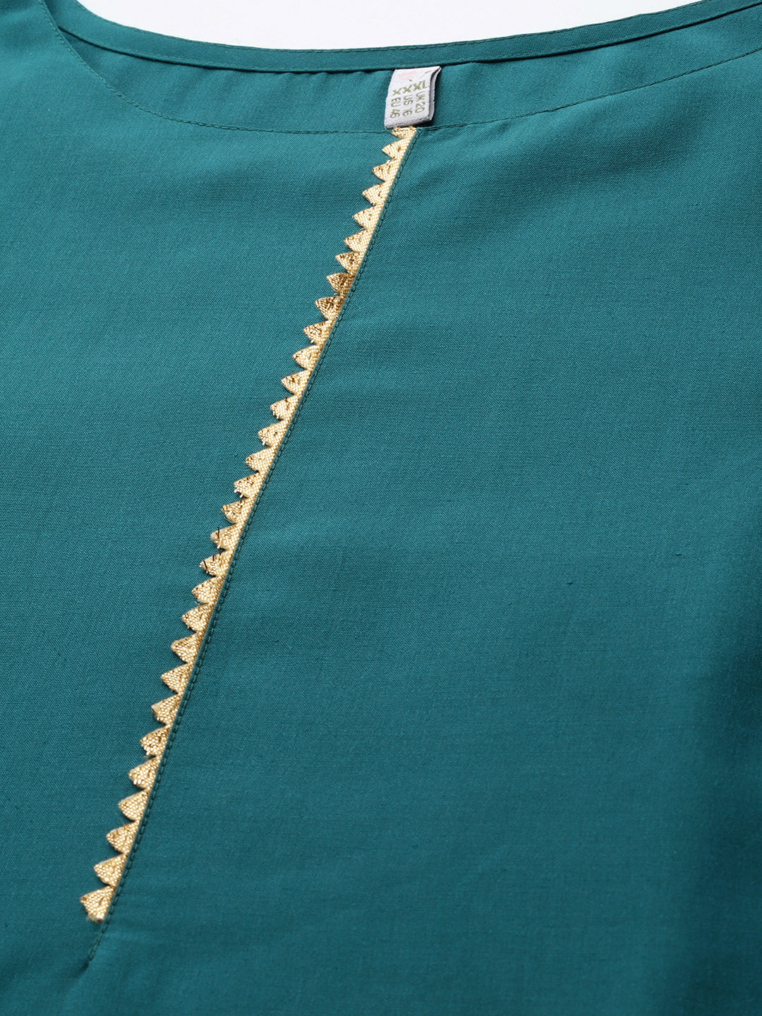 A PLUS BY AHALYAA Plus Size Gotta Patti Kurta with Trousers & With Dupatta-AH