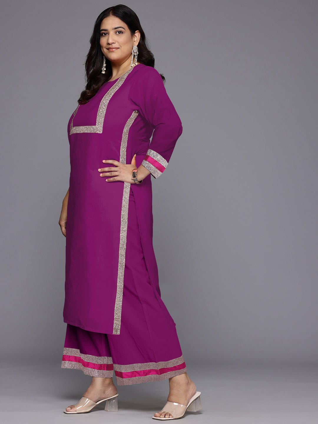 Women Regular Kurta with Palazzos