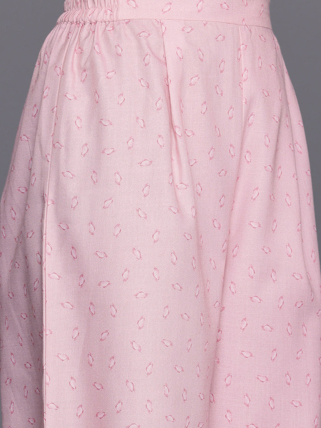 A PLUS BY AHALYAA Floral Printed Sequined Detailed Tunic With Palazzo Co-Ords-AH