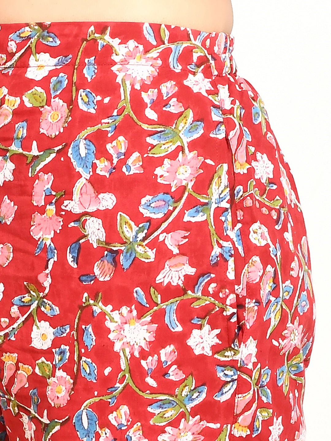Aesica Handprinted Women's Cotton Pant