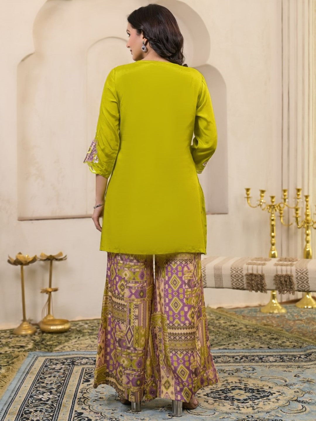 Kara basil Premium co-ord set-AL