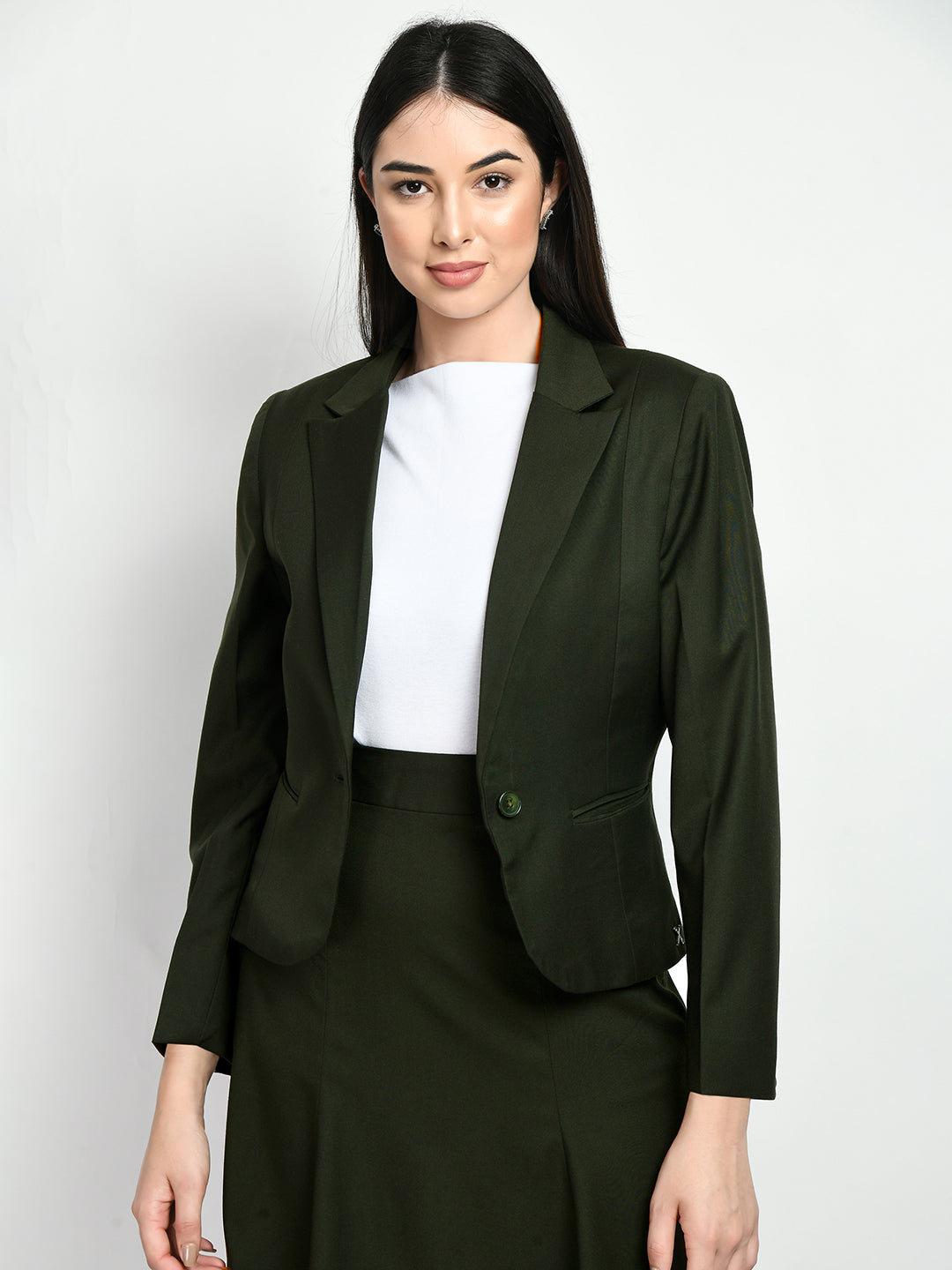 Exude Excellence Single Breasted Short Blazer