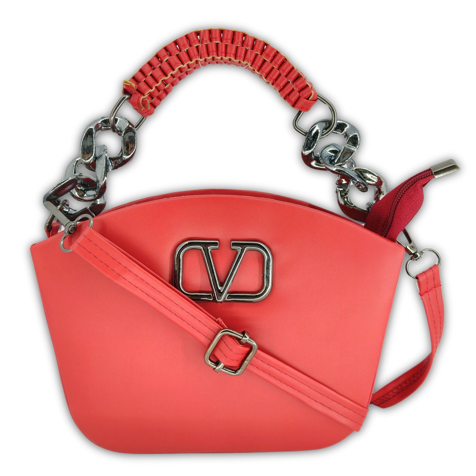 Red Stylish Box Sling Crossbody bag