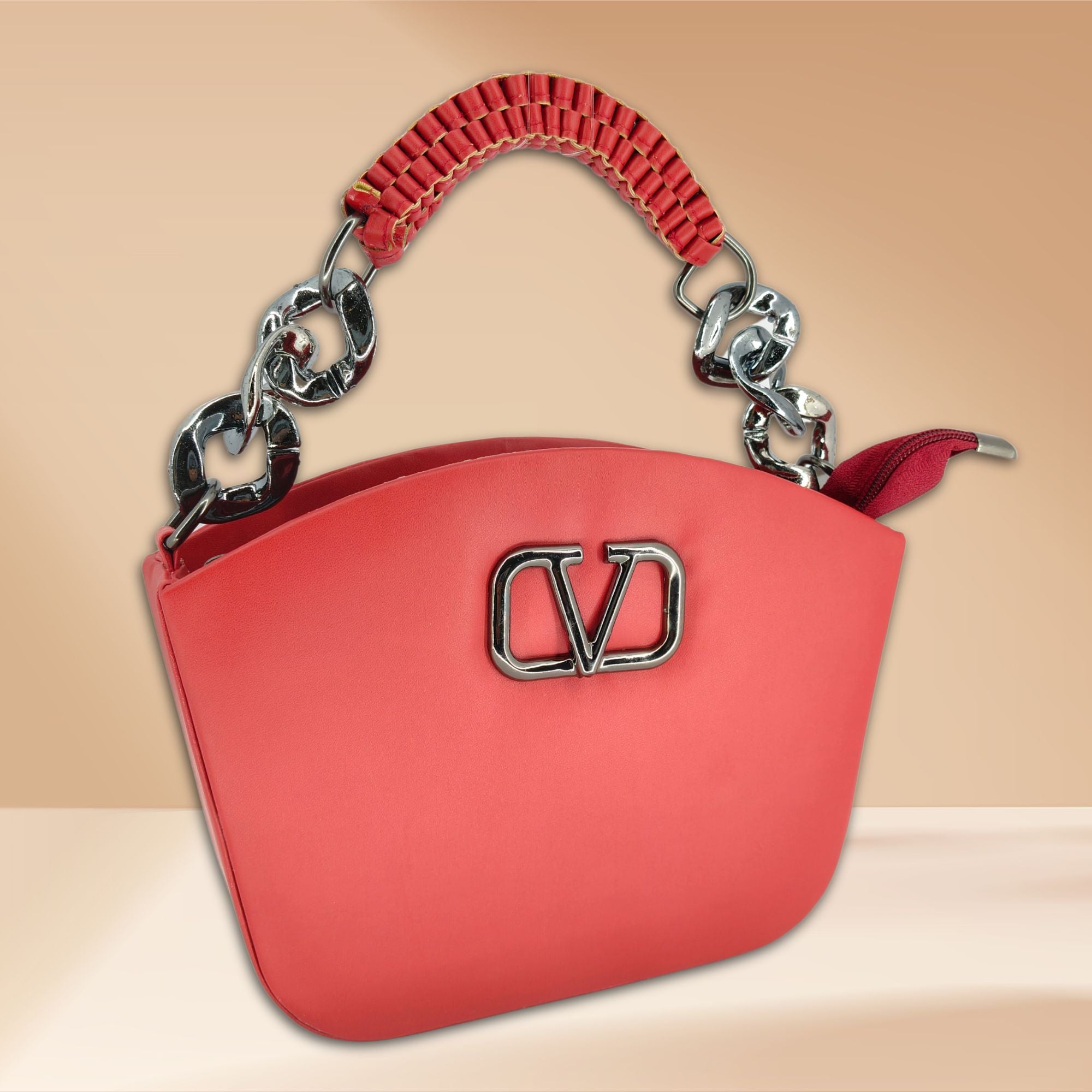 Red Stylish Box Sling Crossbody bag