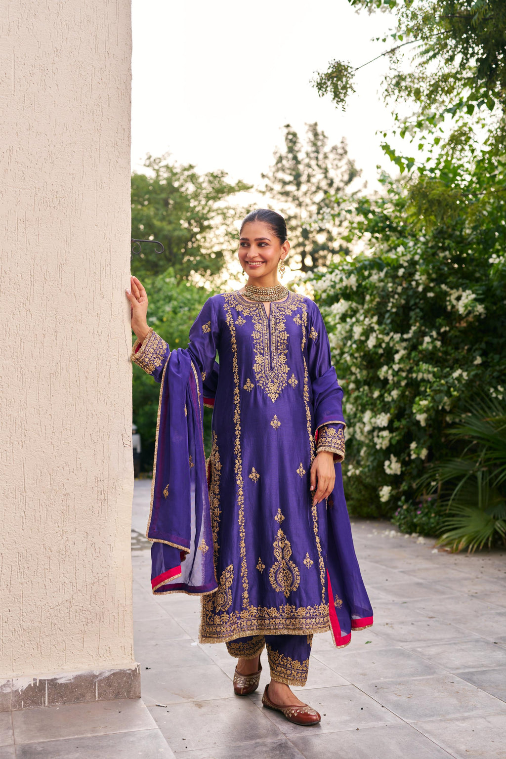 Blue Inayat Kurta Set of 3- IT