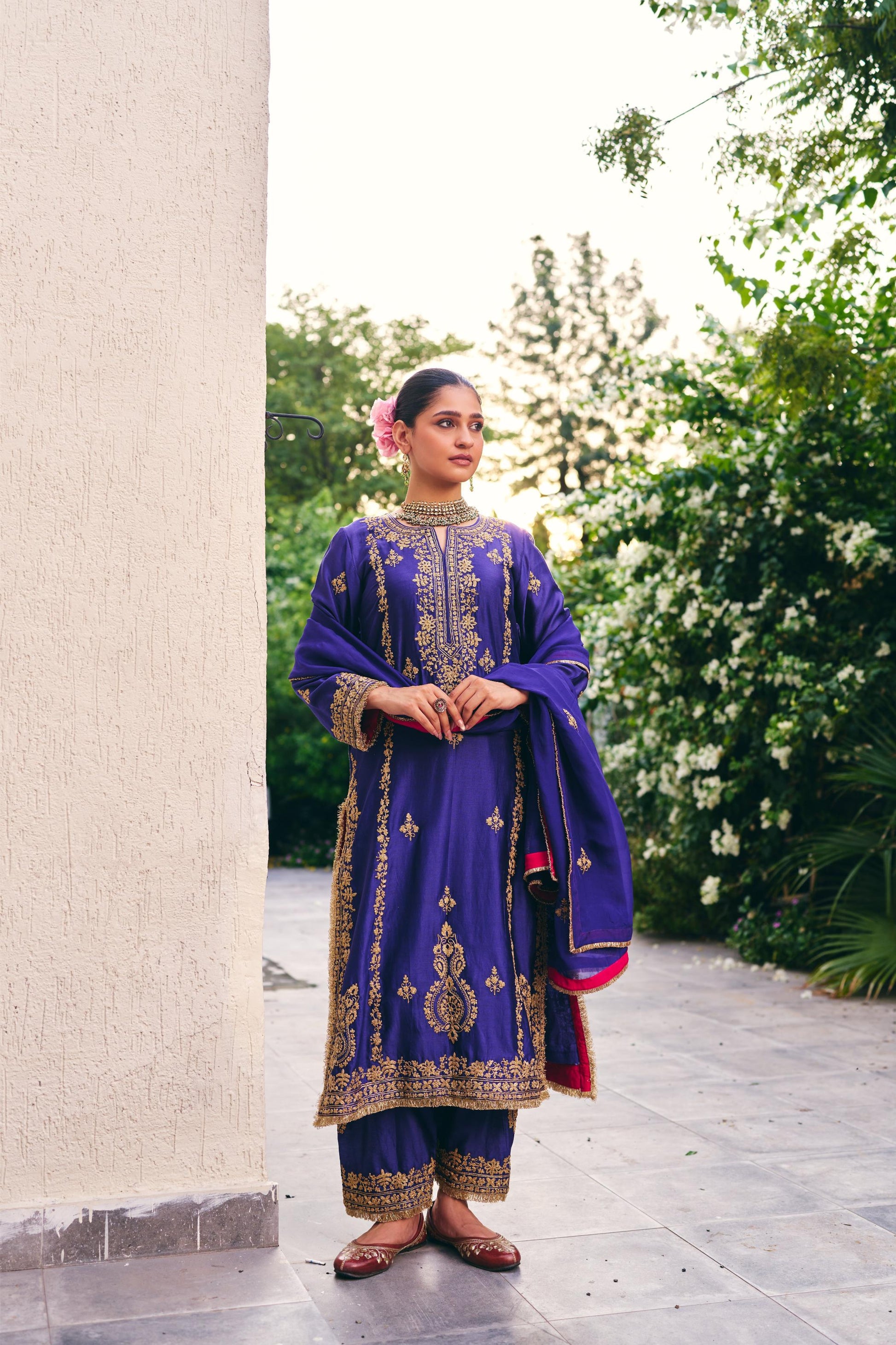 Blue Inayat Kurta Set of 3