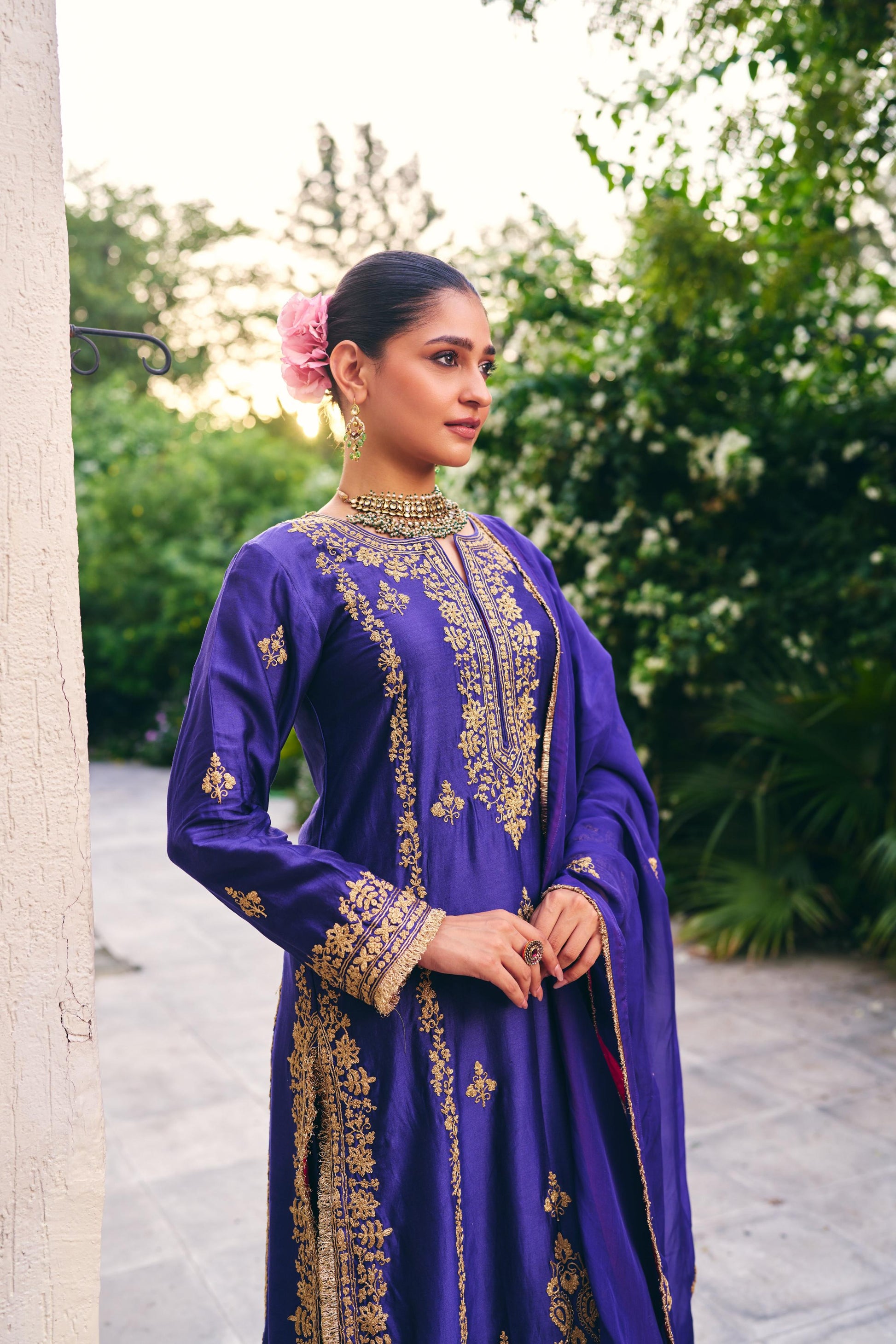 Blue Inayat Kurta Set of 3