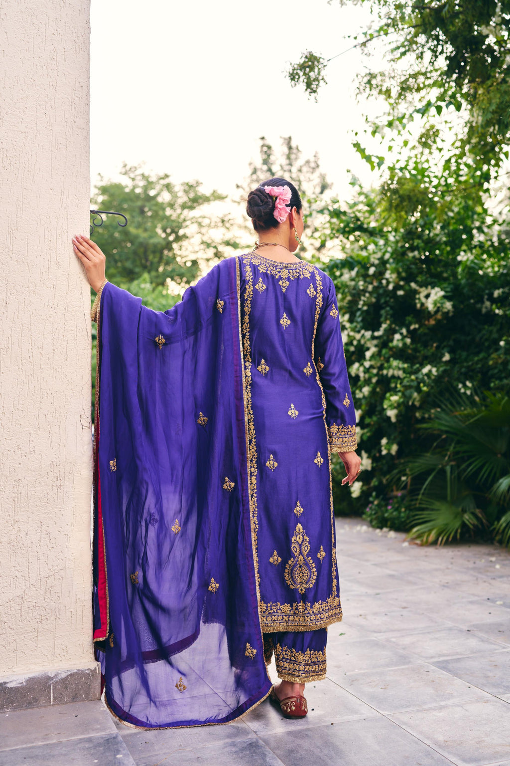 Blue Inayat Kurta Set of 3- IT