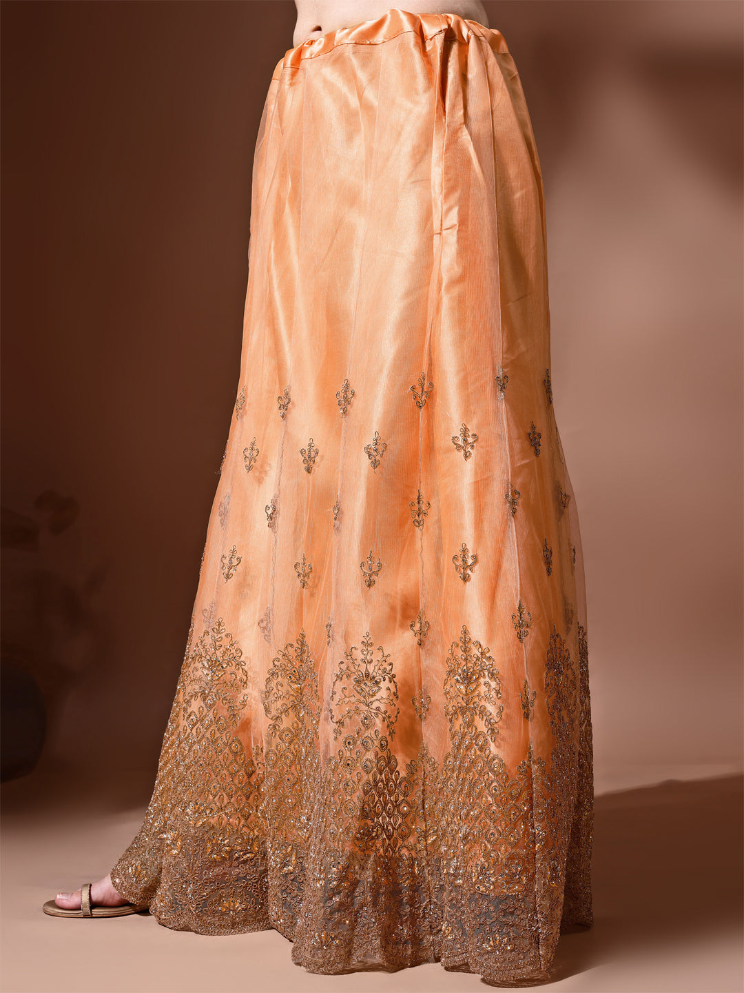 Ahalyaa Embroidered Semi-Stitched Dress Material