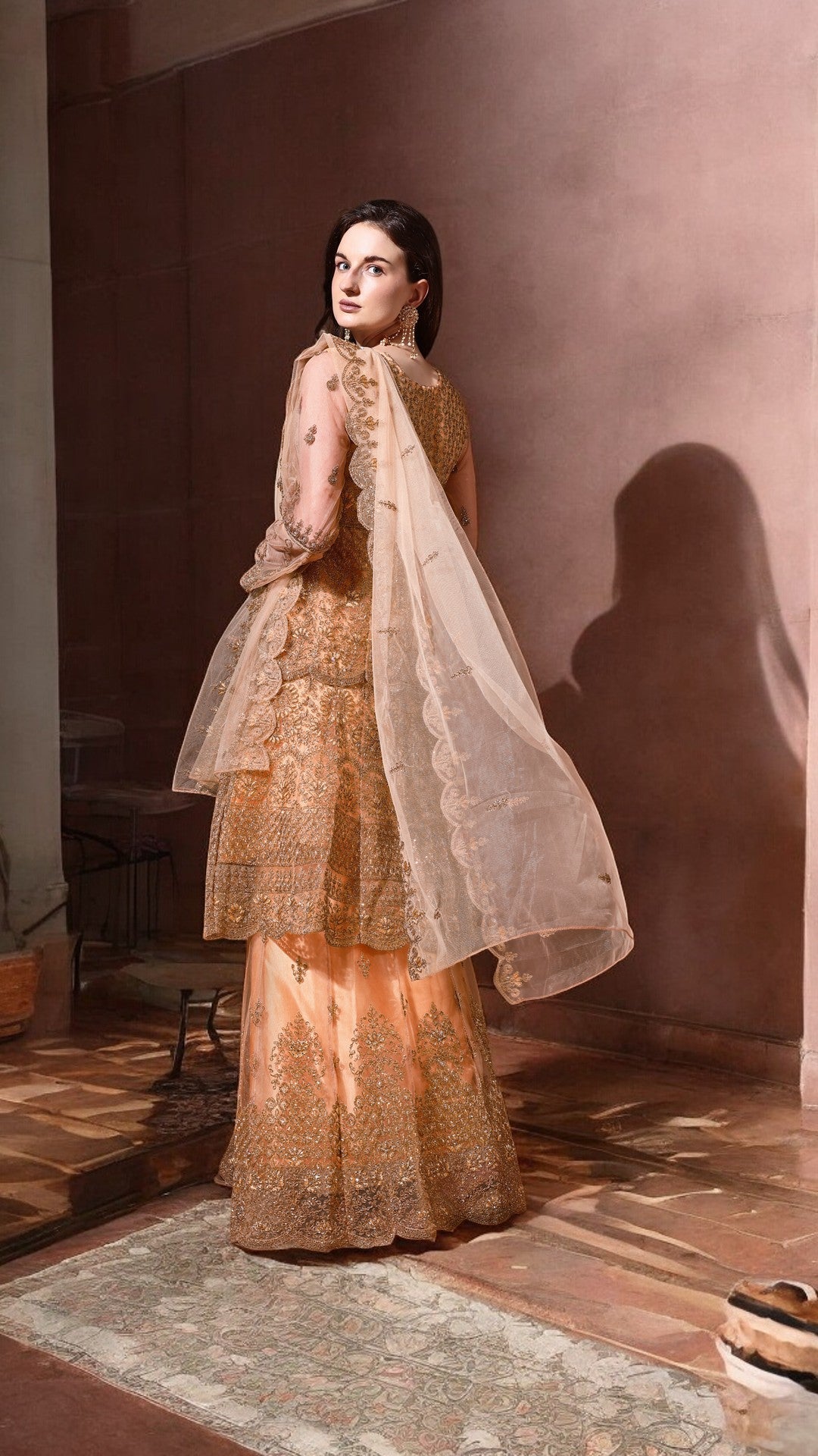 Ahalyaa Embroidered Semi-Stitched Dress Material