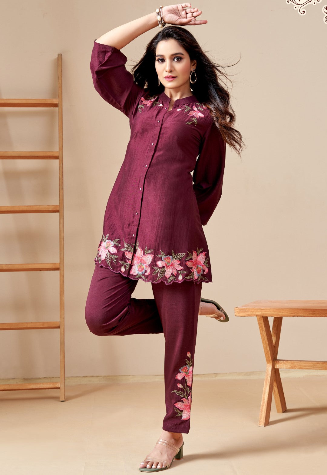 Modina JAM APPLIQUE CO-ORD SET- AL