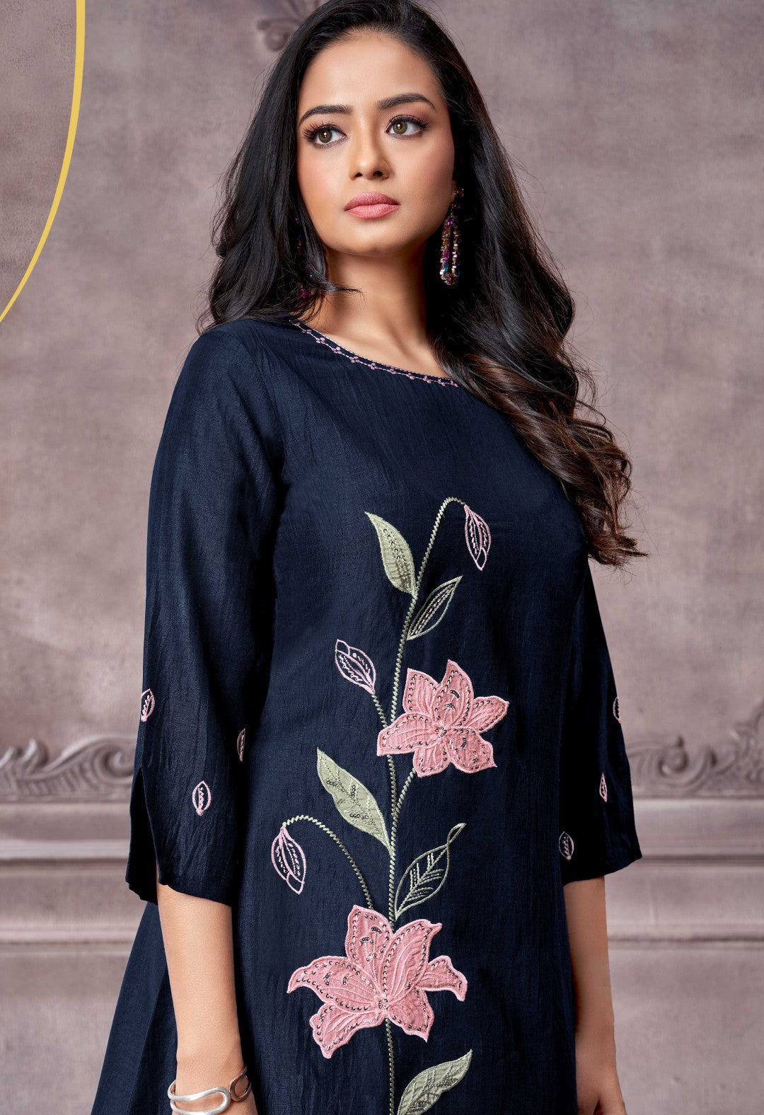 Tuhina Azure Applique Co-ord Set- AL