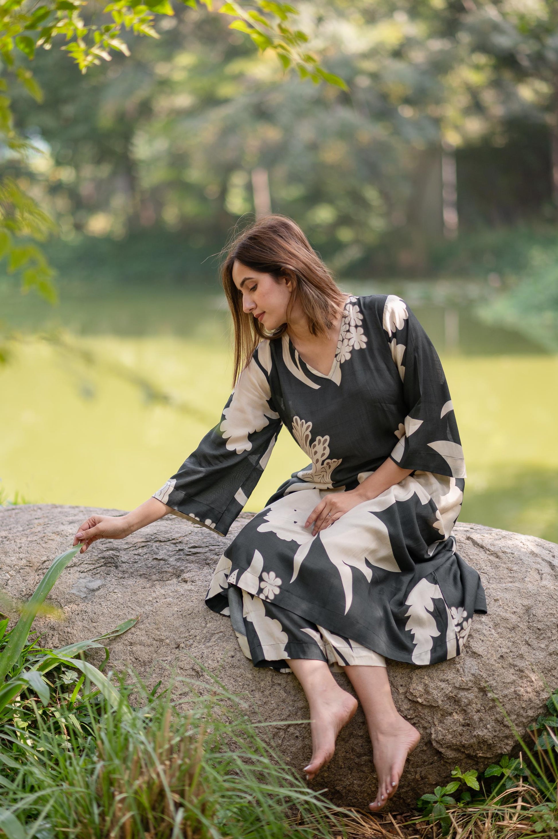CORAL KURTA SET -SET OF 2- ET