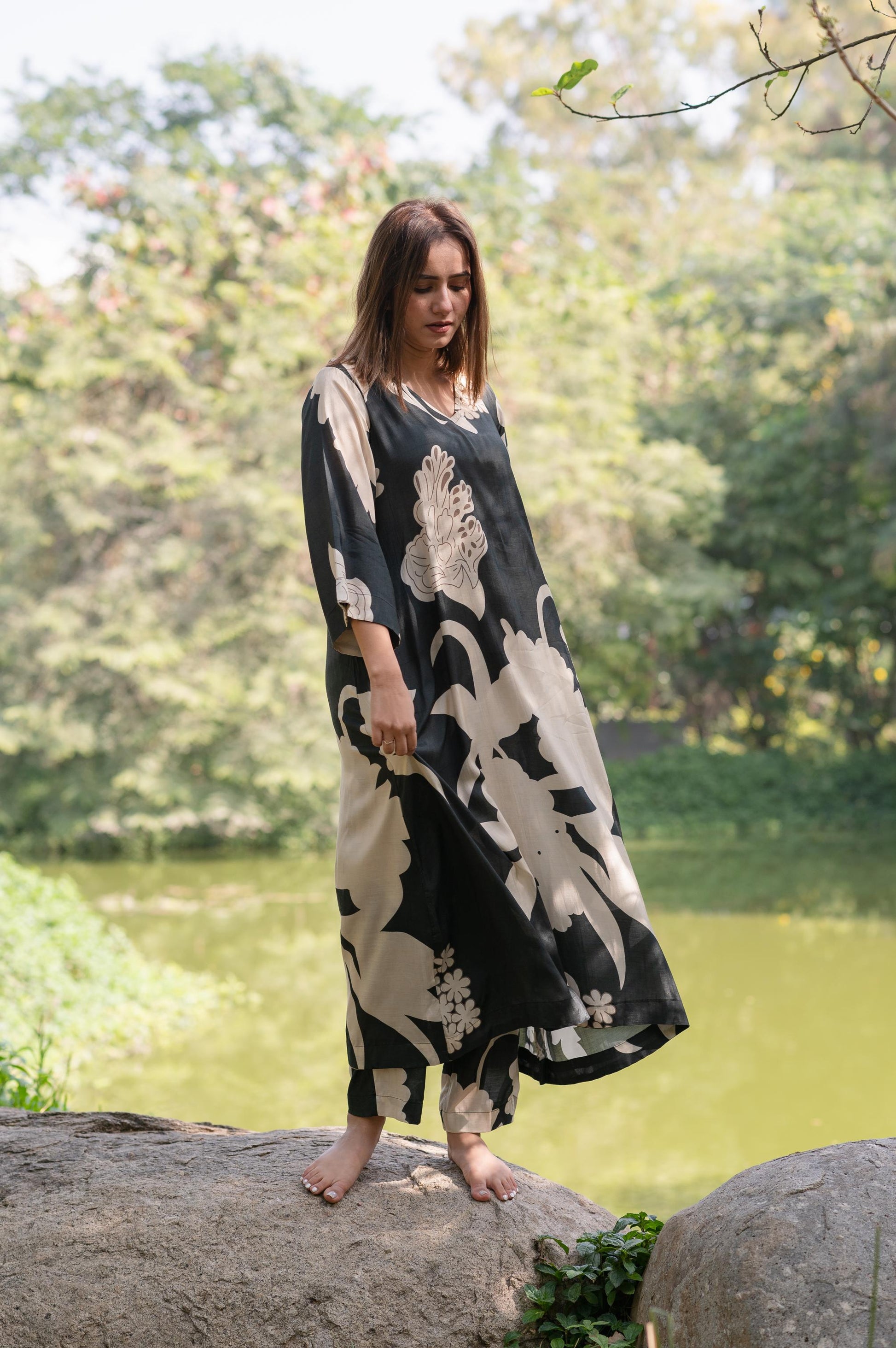 CORAL KURTA SET -SET OF 2- ET