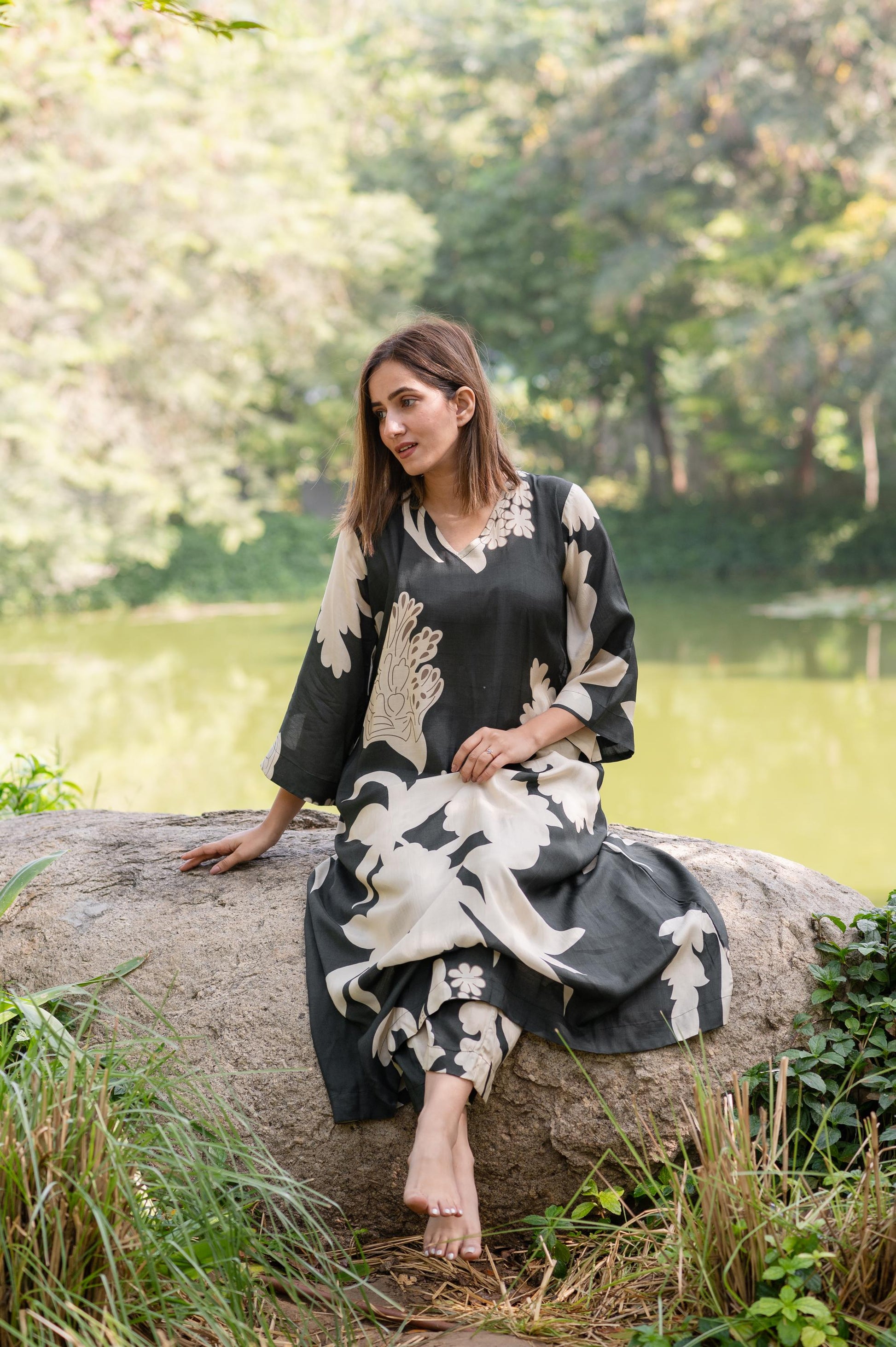 CORAL KURTA SET -SET OF 2- ET