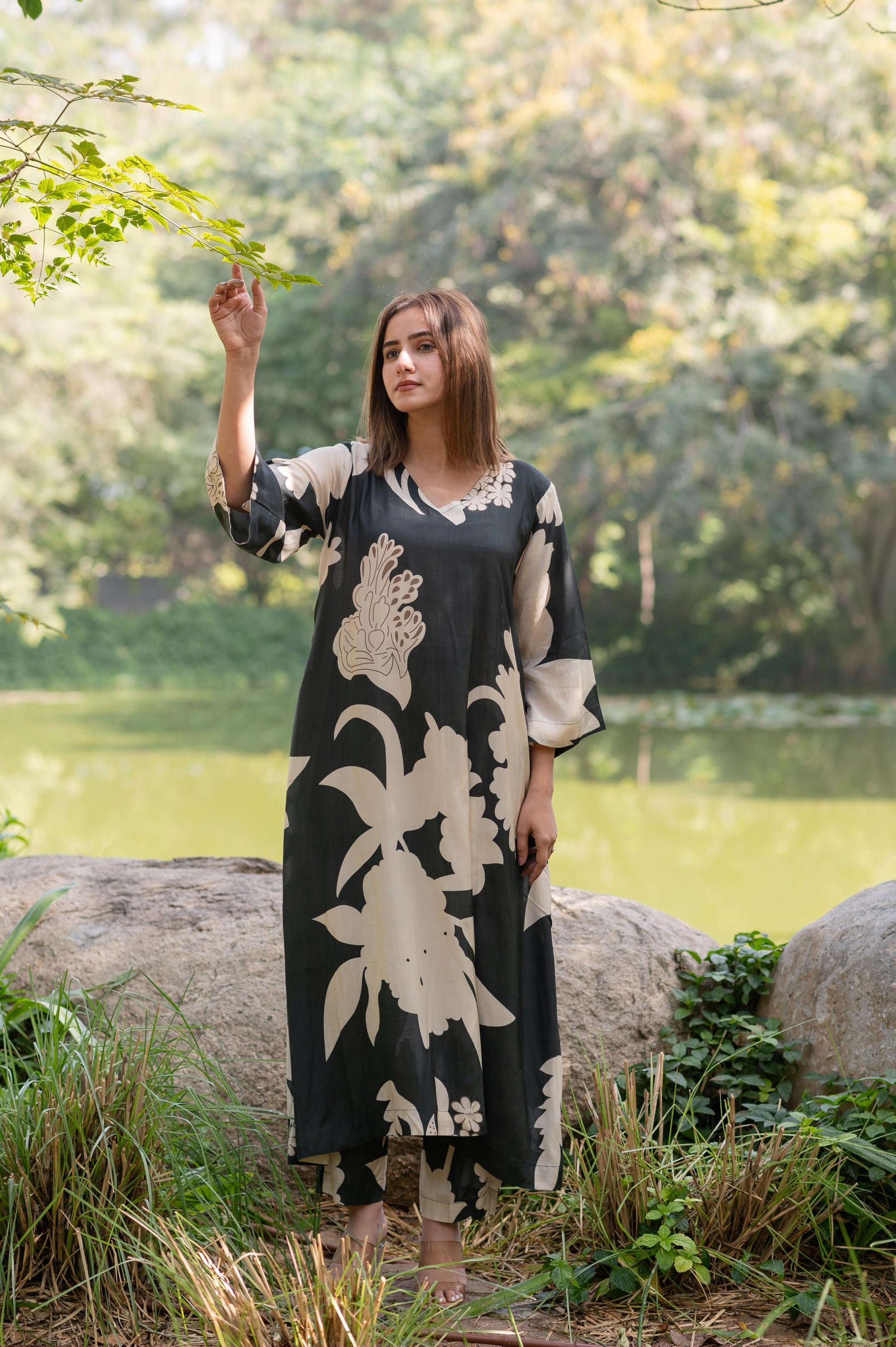 CORAL KURTA SET -SET OF 2- ET