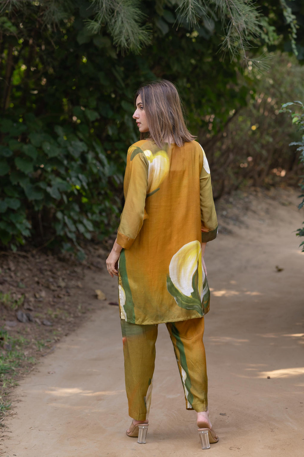 COTTON BUD SHORT KURTA SET-SET OF 2- ET