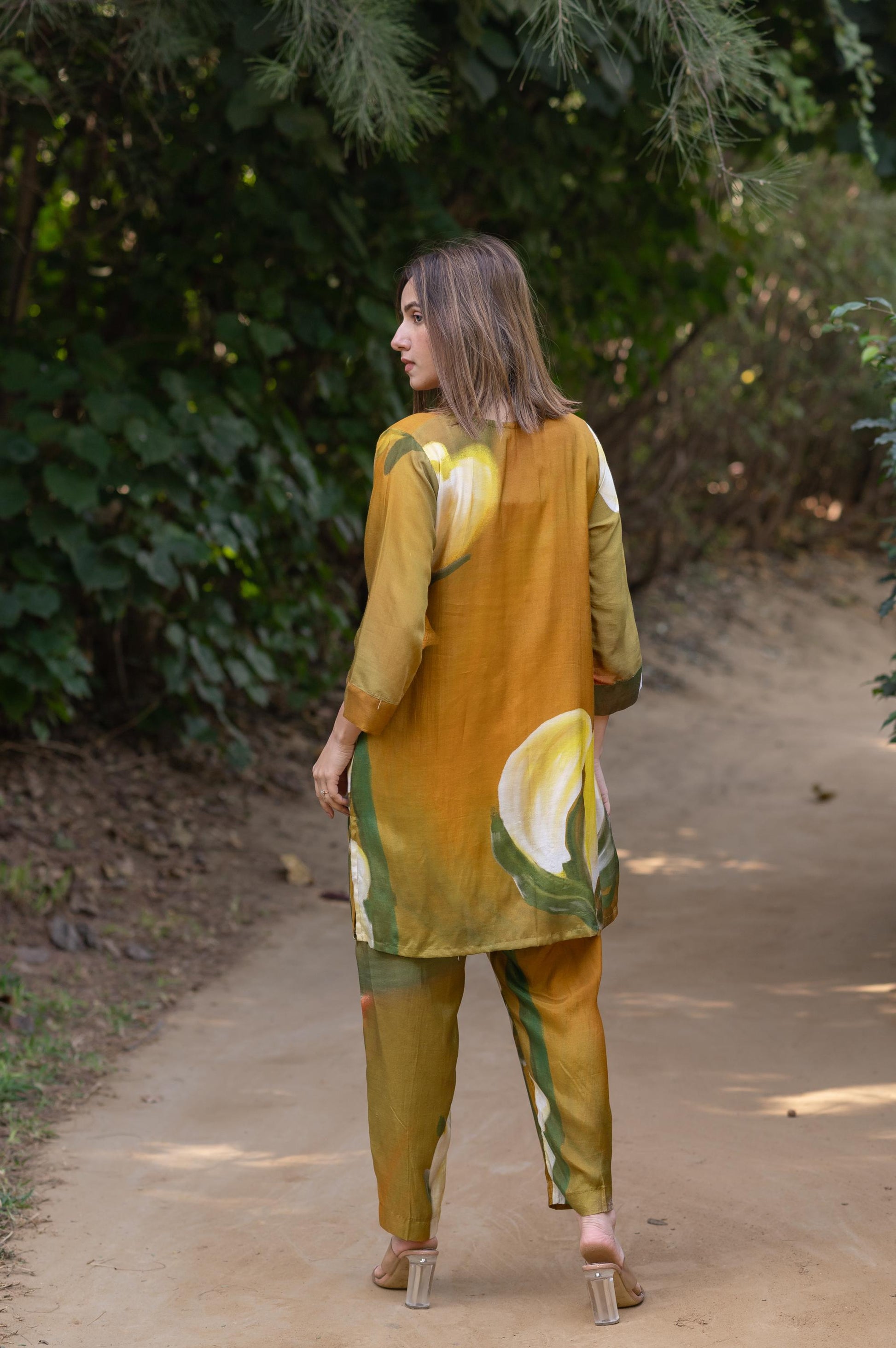 COTTON BUD SHORT KURTA SET-SET OF 2- ET
