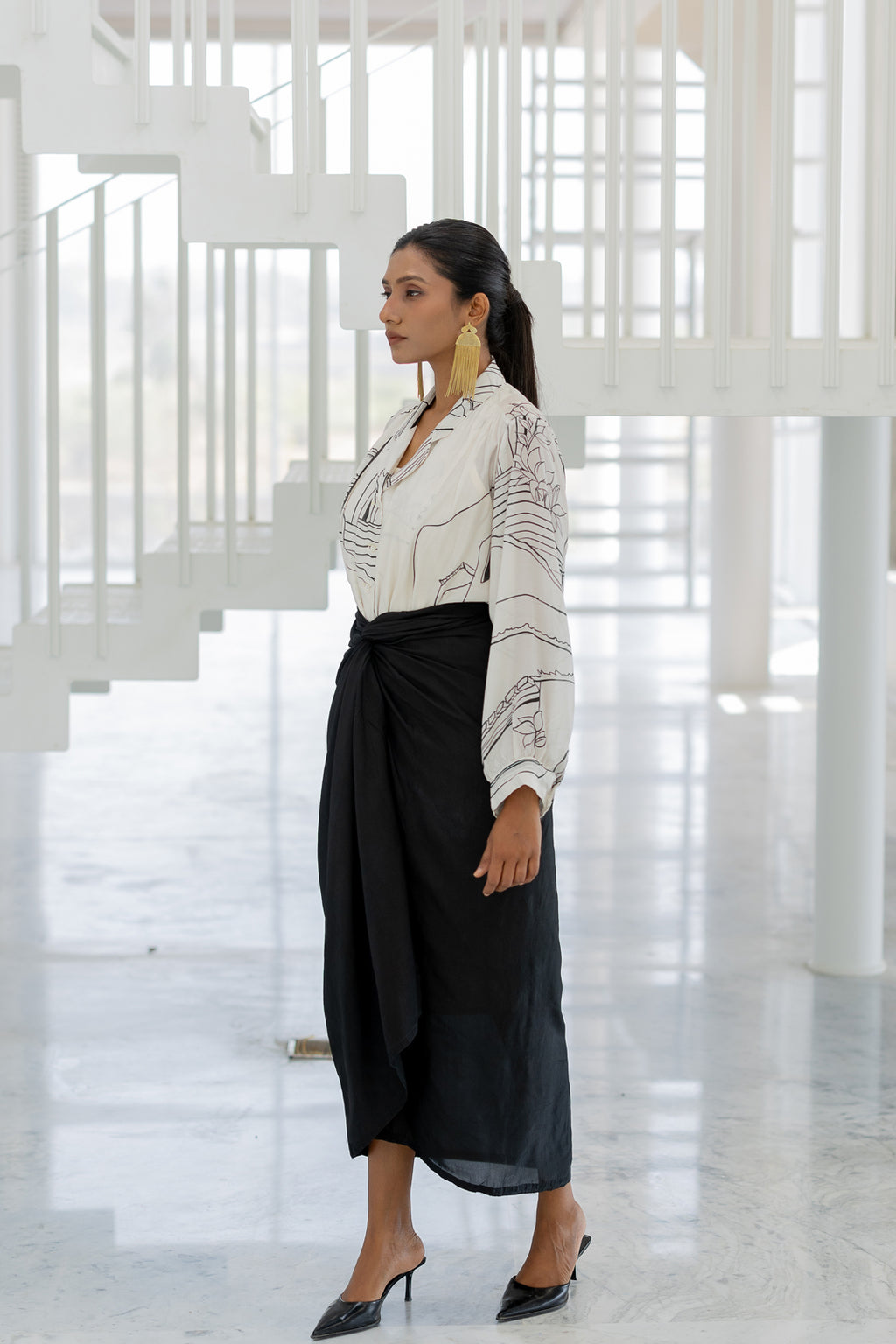 Arched Doorways Skirt Set- SS