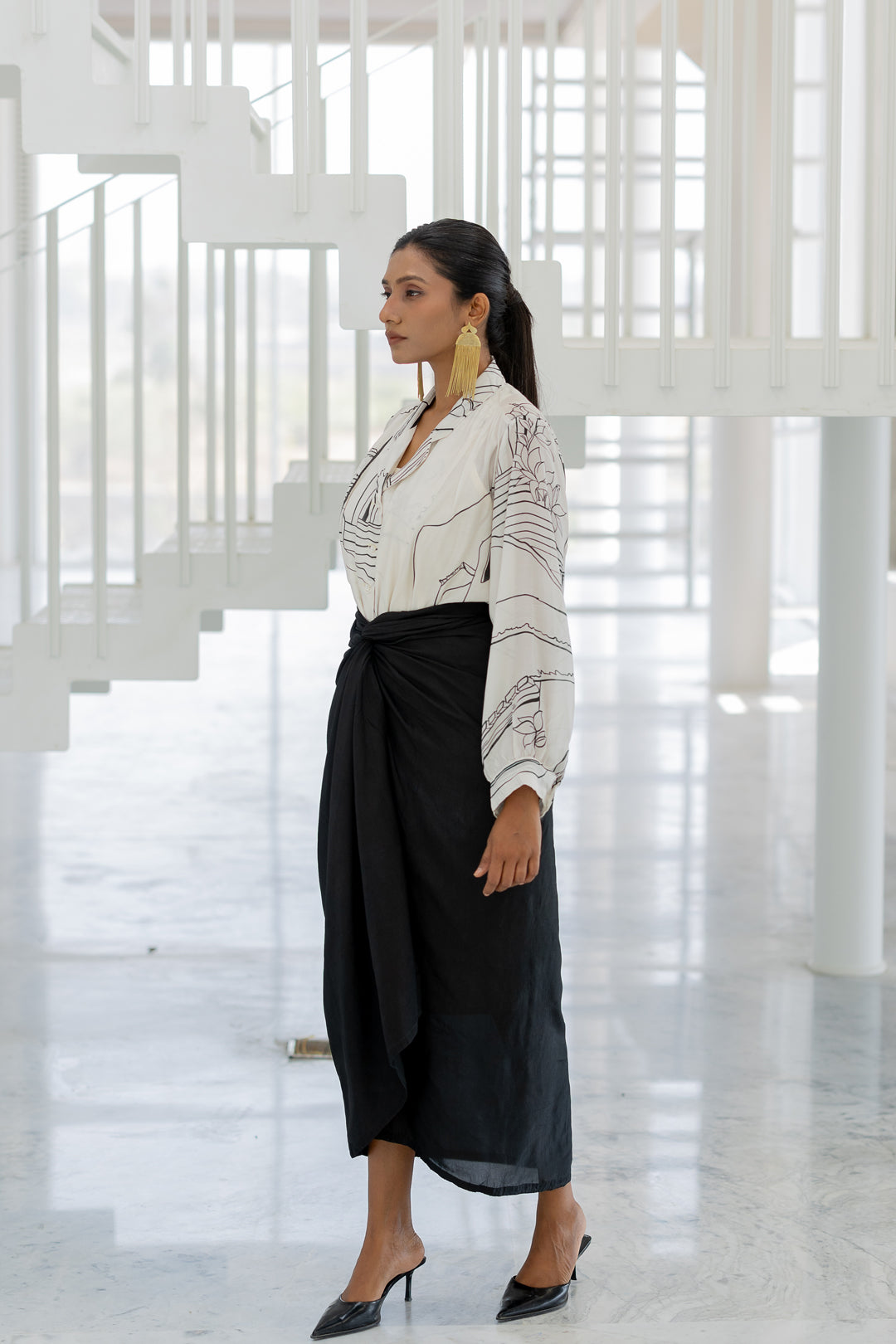 Arched Doorways Skirt Set- SS