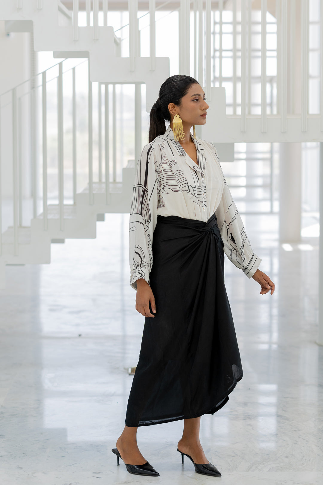 Arched Doorways Skirt Set- SS