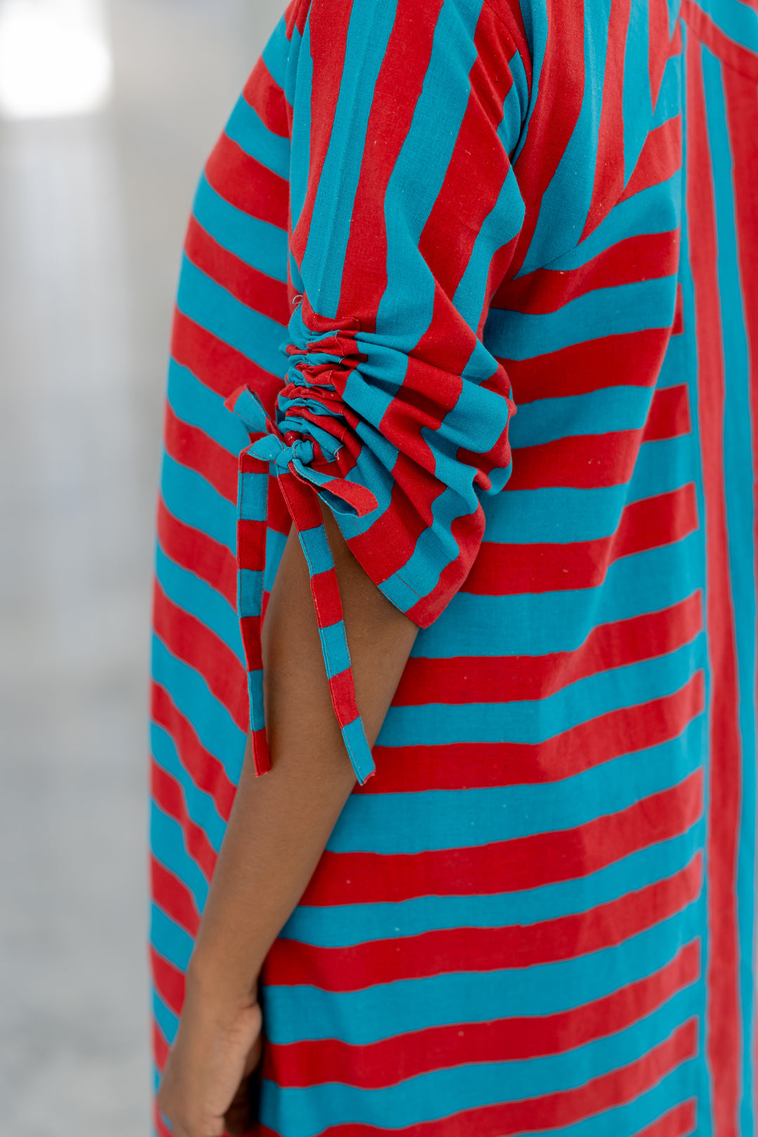 Poppy and Blue Stripe Co-Ord- SS