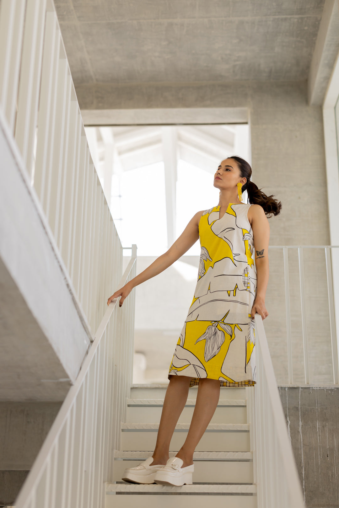 Plantain Orchard Dress- SS