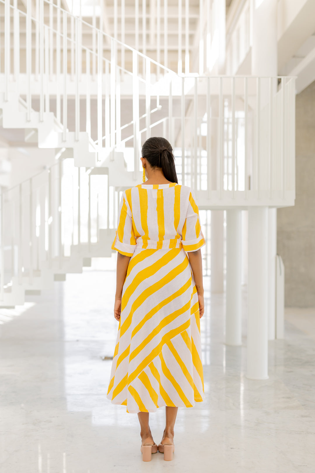 Lemonberry Draw-cord Dress- SS