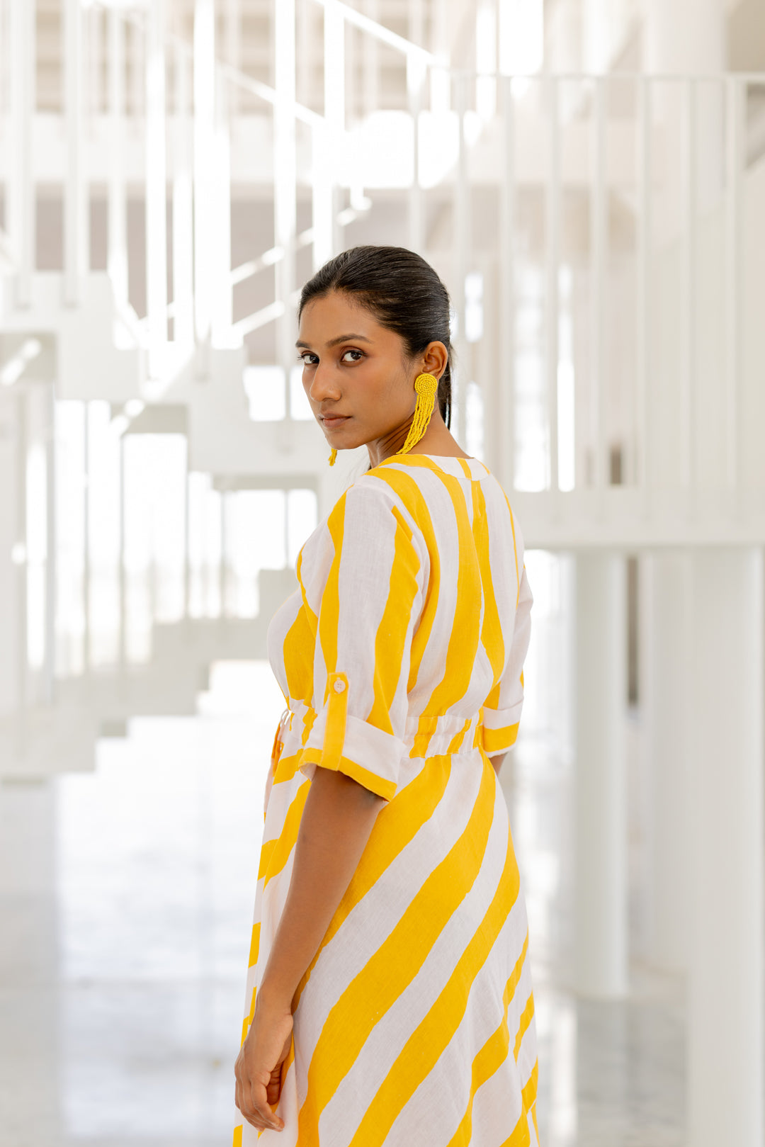 Lemonberry Draw-cord Dress- SS