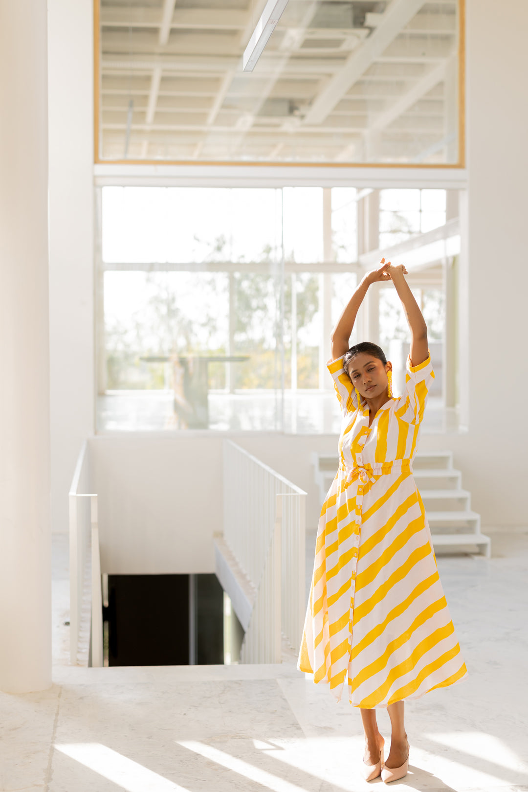 Lemonberry Draw-cord Dress- SS