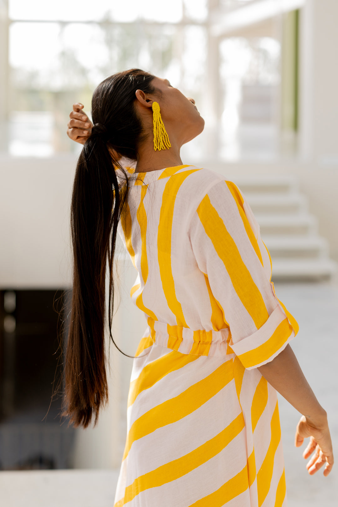 Lemonberry Draw-cord Dress- SS