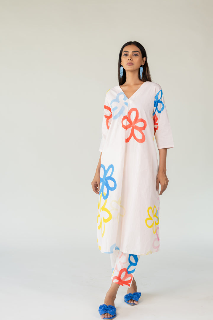 Bubble Bloom Buttondown Co-Ord- SS