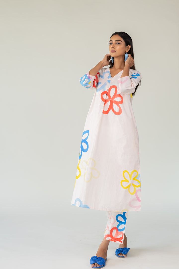 Bubble Bloom Buttondown Co-Ord- SS
