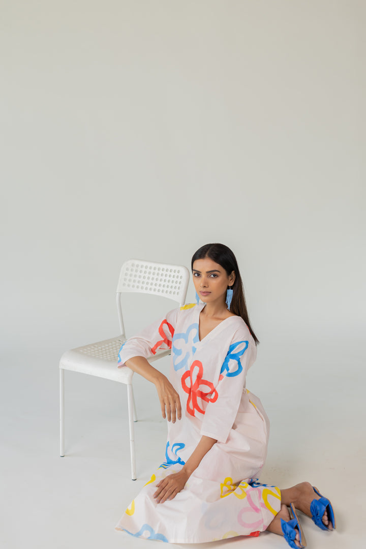 Bubble Bloom Buttondown Co-Ord- SS