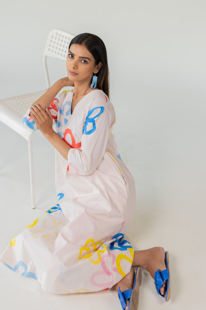Bubble Bloom Buttondown Co-Ord- SS