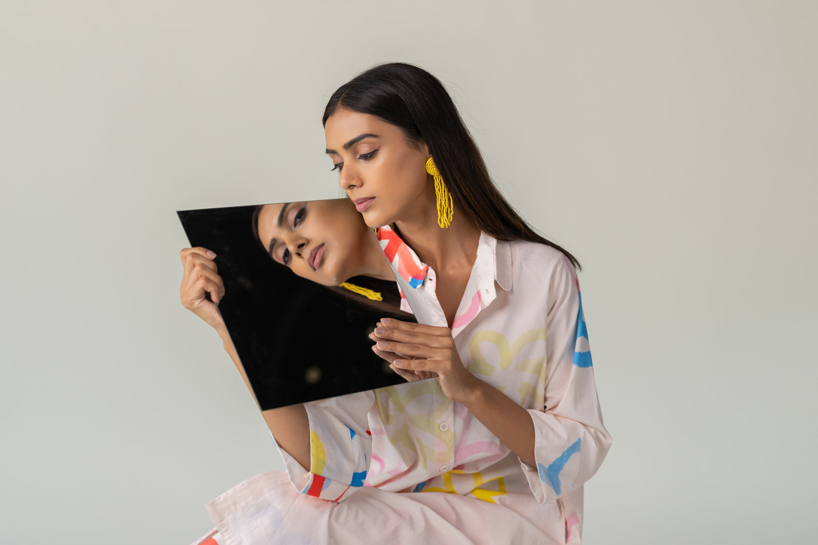 Bubble Bloom Kurta Co-Ord- SS