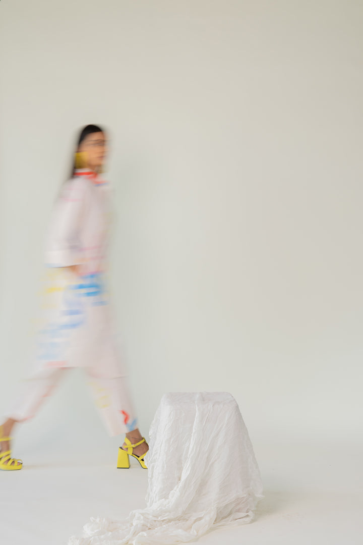 Bubble Bloom Kurta Co-Ord- SS