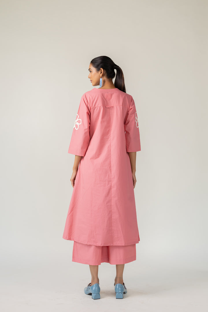 Dusky Bloom Kurta Co-Ord- SS