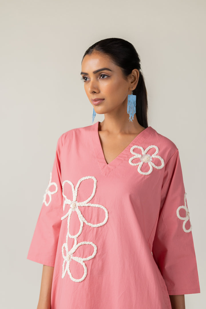 Dusky Bloom Kurta Co-Ord- SS